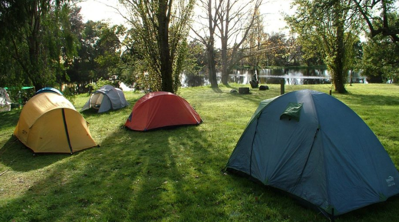Camping site in Australia